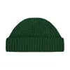 Paul James Knitwear Men's Heavyweight Extra Fine Merino Craster Fisherman Beanie - Valley Green In Green