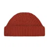 Paul James Knitwear Men's Red Heavyweight Extra Fine Merino Craster Fisherman Beanie - Spice In Red
