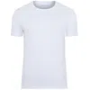 Paul James Knitwear Mens Heavyweight Charles Fitted Supima Cotton T-shirt- White In White