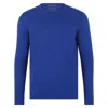 Paul James Knitwear Mens Heavyweight Merino Activewear Training Kratos Top - Regent Blue In Blue