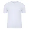 Paul James Knitwear Mens Ultra Fine Cotton Hudson High V Neck Knitted T-shirt - White In White