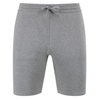 Paul James Knitwear Silver Mens Midweight Allessio Cotton Knitted Shorts - Ash Grey