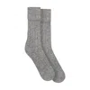 Paul James Knitwear Women's Alpaca Kenilworth Lounge Socks - Pearl Grey In Grey