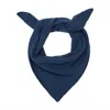Paul James Knitwear Women's Cotton Elisa Textured Neckerchief - Blue Melange