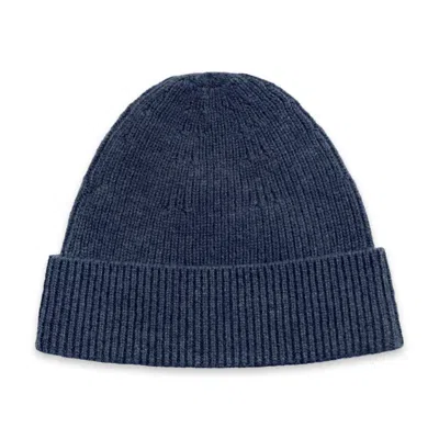 Paul James Knitwear Women's Lightweight Merino Cashmere Beaulinee Beanie - Denim