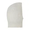 Paul James Knitwear Women's Merino Cashmere Allegra Ribbed Balaclava - Polar Grey In Grey