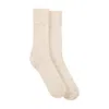 Paul James Knitwear Women's Neutrals Alpaca Kenilworth Lounge Socks - Natural Cream In White
