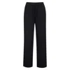 Paul James Knitwear Womens Lambswool Lucia Knitted Trousers - Black In Black