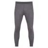 Paul James Knitwear Womens Midweight Merino Activewear Athena Thermal Leggings - Storm Grey In Grey