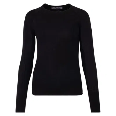 Paul James Knitwear Womens Midweight Merino Activewear Training Eos Top - Black