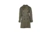 Paul & Joe Gabardine Trench Coat In Grey Cotton In Grey