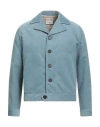Paul & Joe Man Jacket Slate Blue Size 38 Cotton
