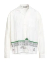 Paul & Joe Man Shirt White Size L Cotton