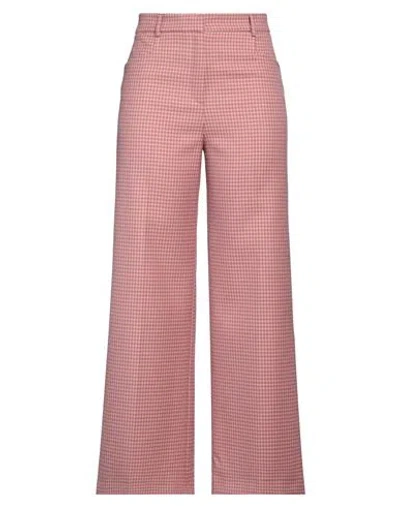 Paul & Joe Woman Pants Pink Size 10 Virgin Wool