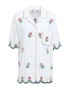 Paul & Joe Woman Shirt White Size L Cotton, Viscose In White