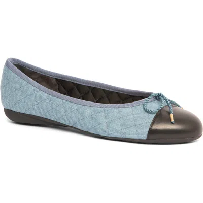 Paul Mayer Best Cap Toe Ballet Flat In Multi