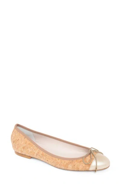 Paul Mayer Love Ballet Flat In Brown