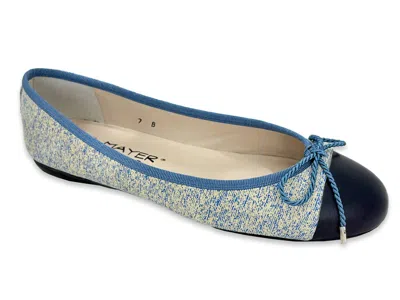Paul Mayer/attitudes Women's Bravo Ballet Flats In Denim In Multi