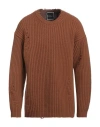 Paul Mémoir Paul Memoir Man Sweater Brown Size 42 Merino Wool