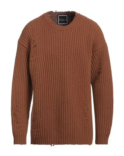 Paul Mémoir Paul Memoir Man Sweater Brown Size 42 Merino Wool