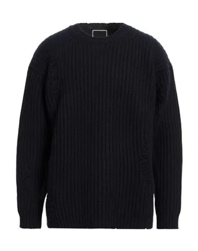 Paul Mémoir Paul Memoir Man Sweater Midnight Blue Size 40 Merino Wool