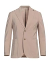 Paul Miranda Man Blazer Beige Size 36 Polyester, Viscose In Sand