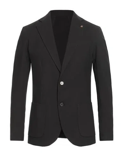 Paul Miranda Man Blazer Black Size 40 Polyester, Viscose, Elastane