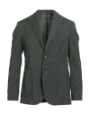Paul Miranda Man Blazer Green Size 40 Polyester, Wool, Elastane In Green