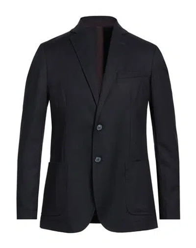 Paul Miranda Man Blazer Midnight Blue Size 40 Polyester, Viscose, Elastane