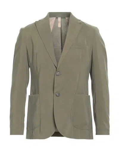 Paul Miranda Man Blazer Military Green Size 42 Viscose, Polyester