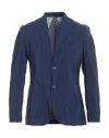 Paul Miranda Man Blazer Navy Size 42 Viscose, Polyester In Blue