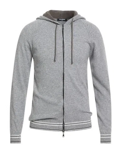 Paul Miranda Man Cardigan Light Grey Size S Viscose, Merino Wool, Polyamide, Cashmere In Gray