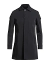 Paul Miranda Man Coat Black Size 36 Polyester, Elastane In Black