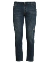 Paul Miranda Man Jeans Blue Size 30 Cotton, Elastane In Blue