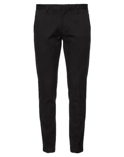 Paul Miranda Man Pants Black Size 38 Viscose, Polyamide, Elastane