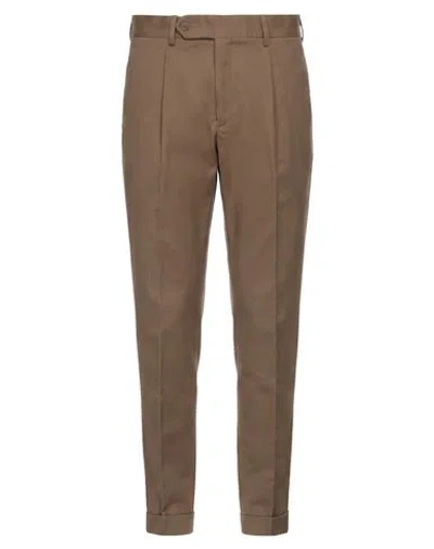 Paul Miranda Man Pants Khaki Size 30 Cotton, Elastane In Beige