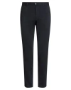 Paul Miranda Man Pants Midnight Blue Size 36 Cotton, Polyamide, Elastane In Blue