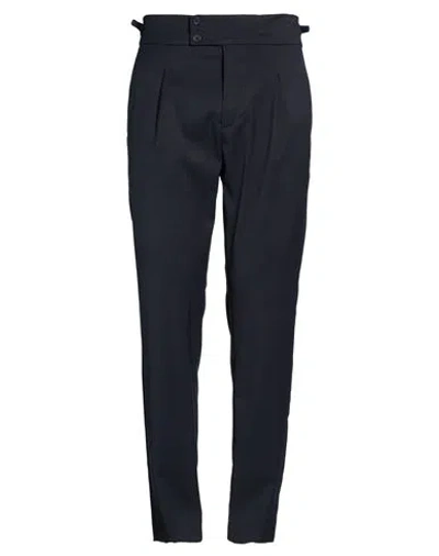 Paul Miranda Man Pants Midnight Blue Size 36 Polyester, Viscose, Elastane