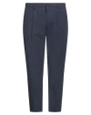 Paul Miranda Man Pants Navy Size 36 Cotton, Elastane In Blue