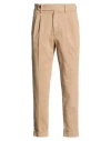 Paul Miranda Man Pants Sand Size 28 Cotton, Elastane In Nude