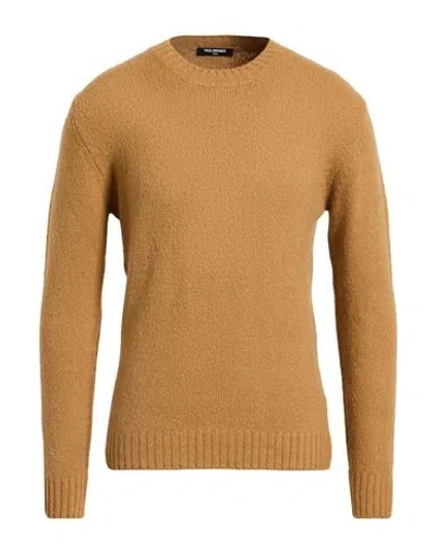 Paul Miranda Man Sweater Camel Size Xl Acrylic, Wool, Polyamide, Elastane In Nude