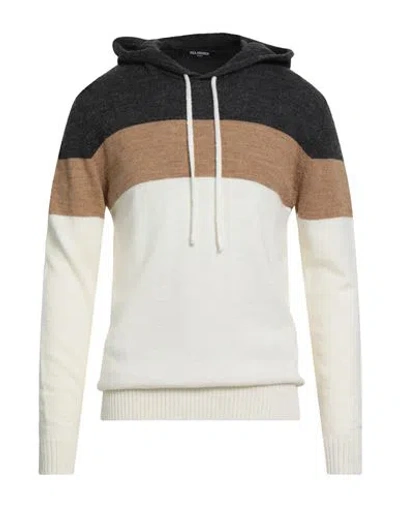 Paul Miranda Man Sweater Ivory Size Xl Acrylic, Wool, Viscose, Alpaca Wool In Multi