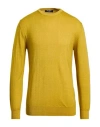 Paul Miranda Man Sweater Mustard Size L Wool In Yellow