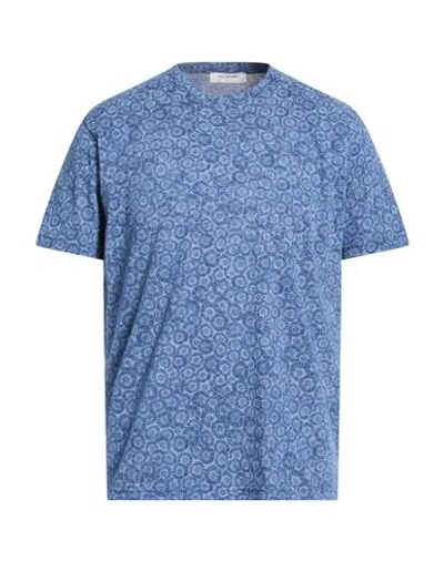 Paul Miranda Man T-shirt Blue Size M Cotton