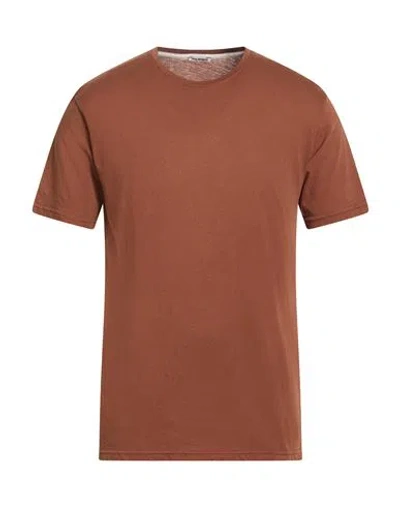 Paul Miranda Man T-shirt Brown Size M Cotton