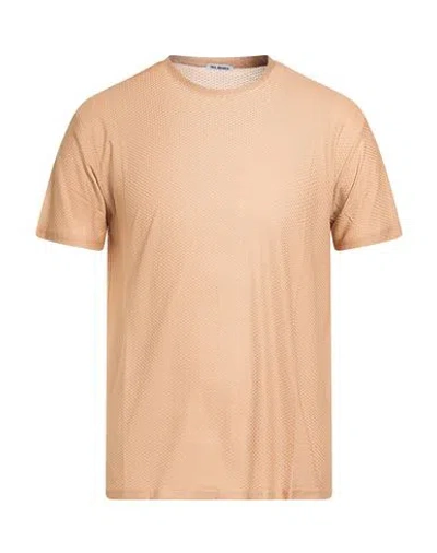 Paul Miranda Man T-shirt Camel Size L Cotton In Brown