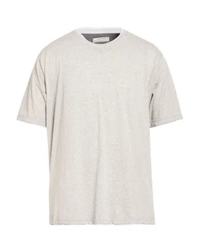 Paul Miranda Man T-shirt Grey Size Xxl Cotton In Gray