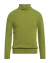 Paul Miranda Man Turtleneck Green Size Xl Acrylic, Wool, Polyamide, Elastane In Green