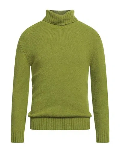 Paul Miranda Man Turtleneck Green Size Xl Acrylic, Wool, Polyamide, Elastane