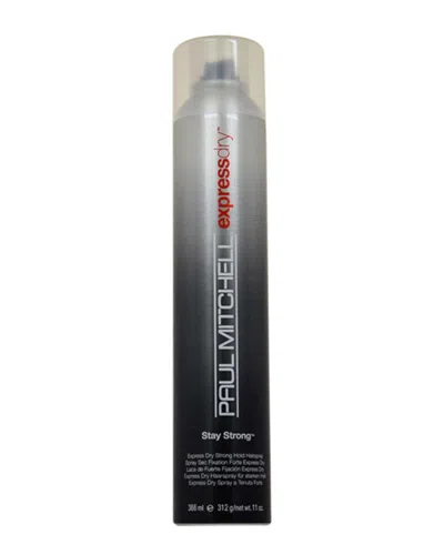 Paul Mitchell 11oz Stay Strong Express Dry Strong Hold Hair Spray In Gray